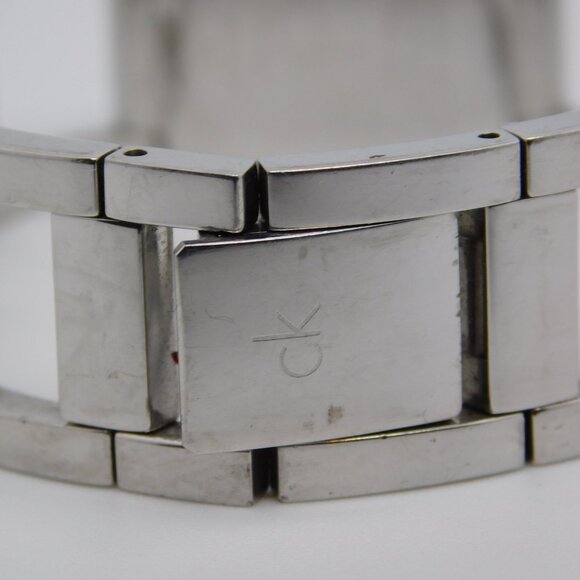 Calvin Klein K04211 All Stainless Steel Quartz Analog Women\'s Watch New Battery